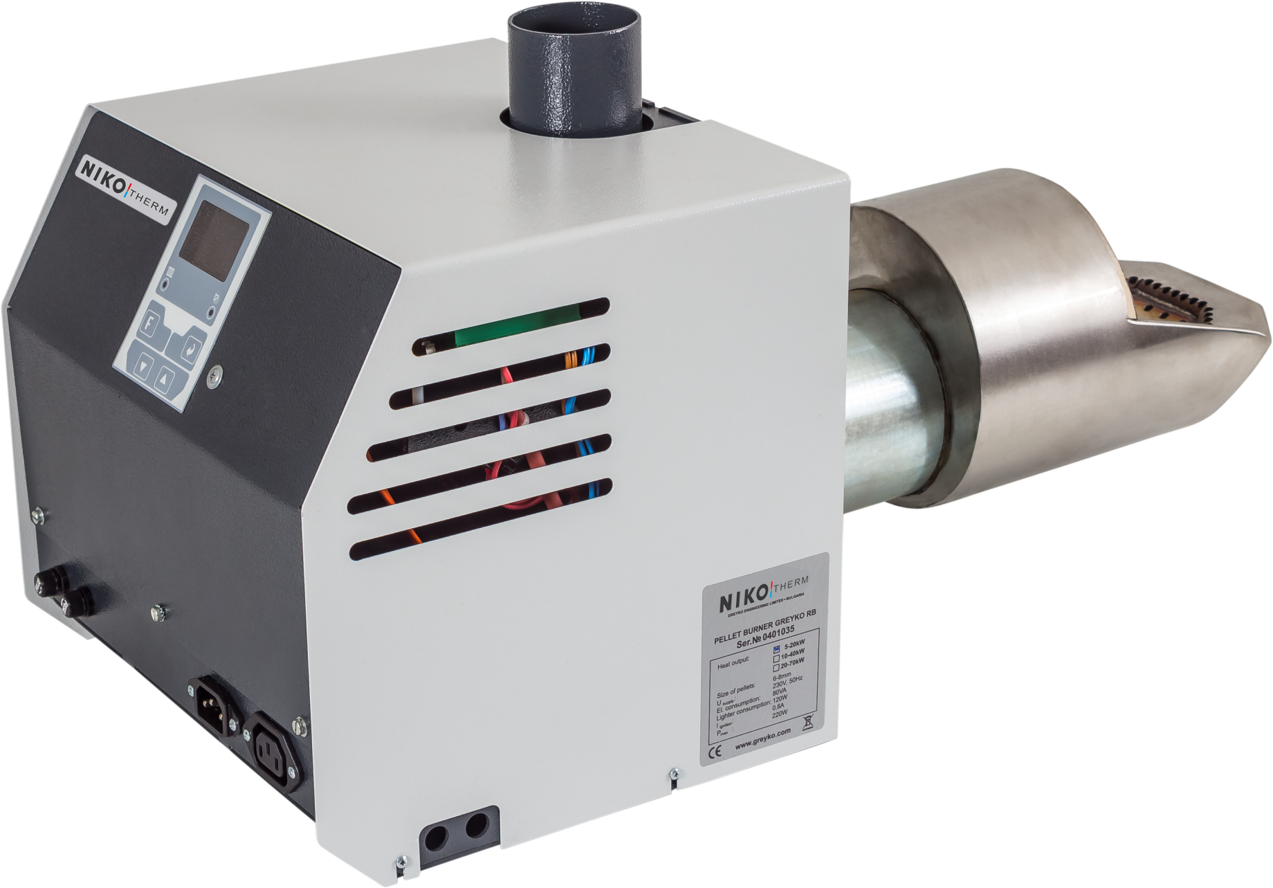 gorelka_rb Пелетна горелка Niko Therm RB STAR 30 kW - Изображение 1